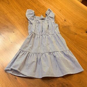 Crewcuts striped sundress with cutout back
Ruffle bottom   Size 5